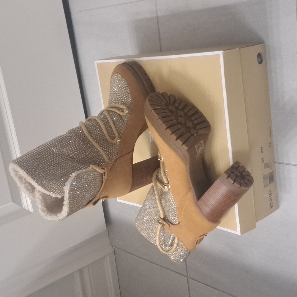 Michael Kors Tan Winter Boots